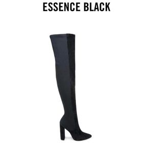 Steve Madden Essence Black Over the Knee Boots 6.5